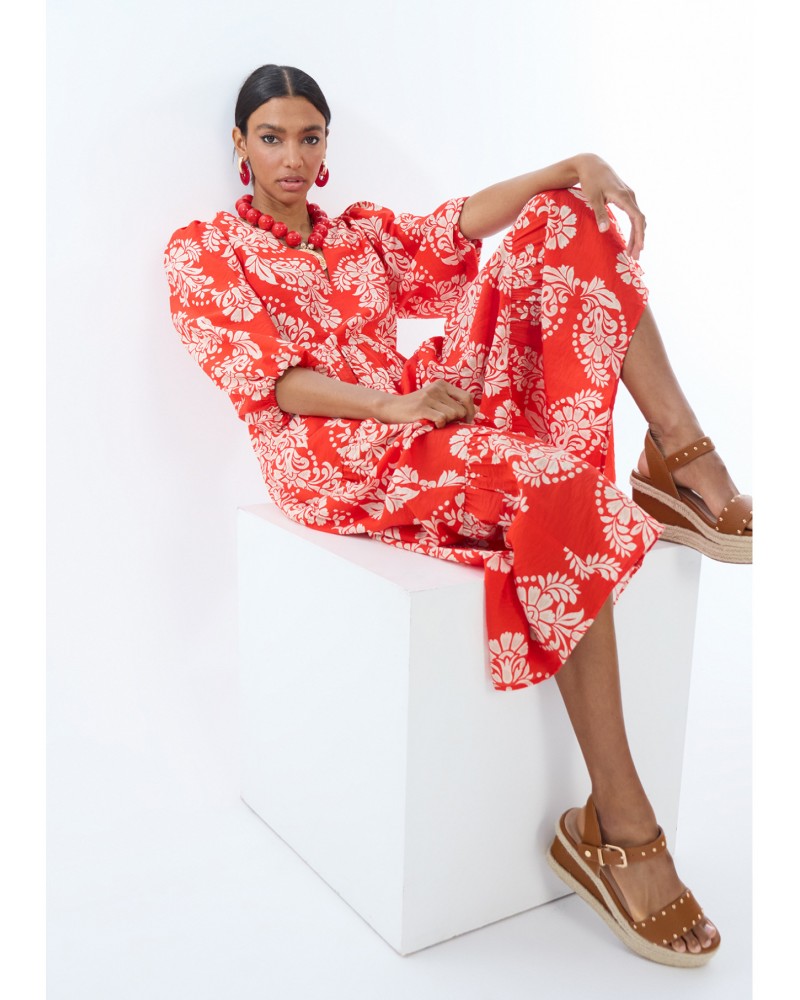 Vestido estampado paisley Lola Casademunt