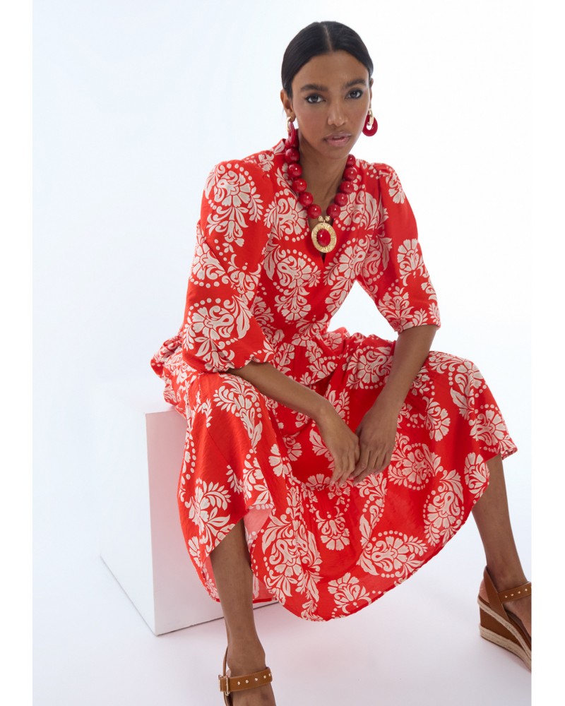 Vestido estampado paisley Lola Casademunt