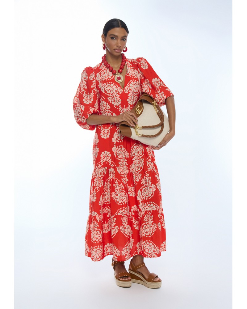 Vestido estampado paisley Lola Casademunt