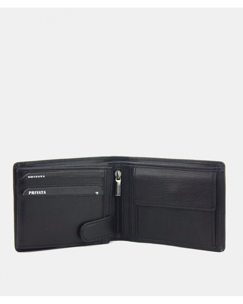 Billetera caballero con broche Privata