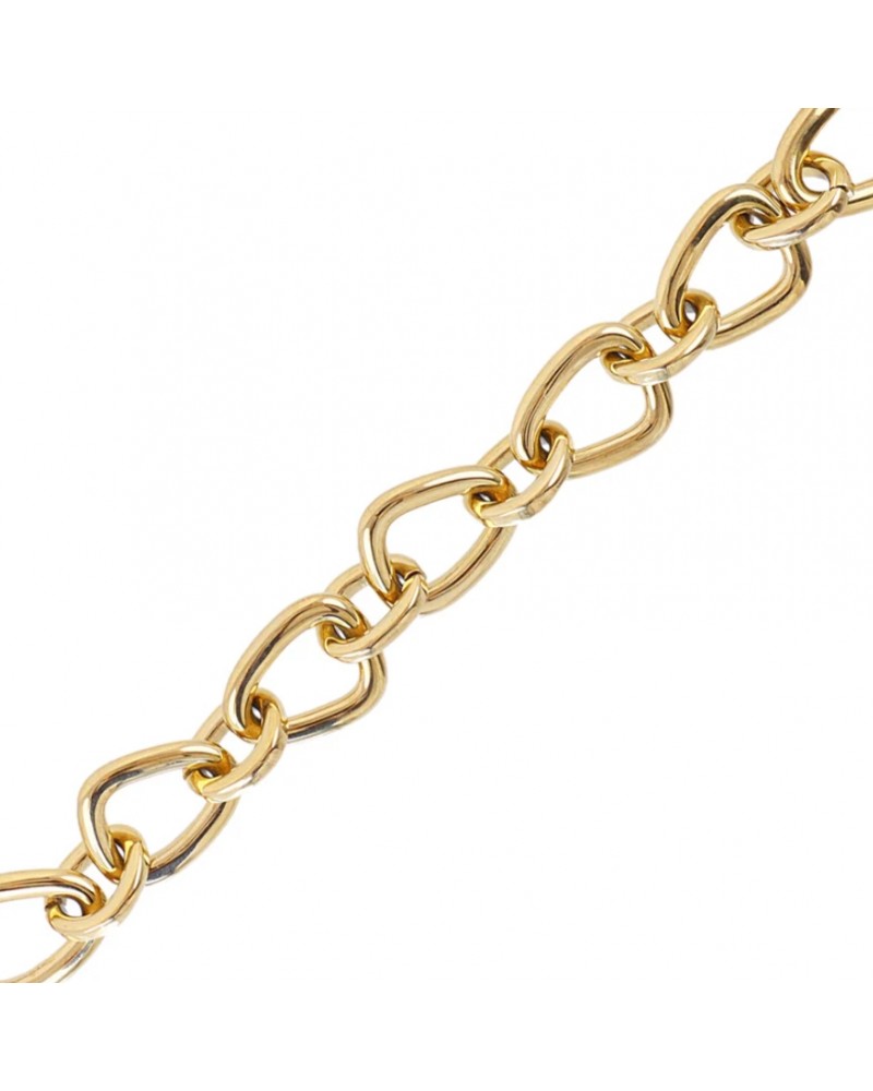 Pulsera eslabones acero dorado Anartxy