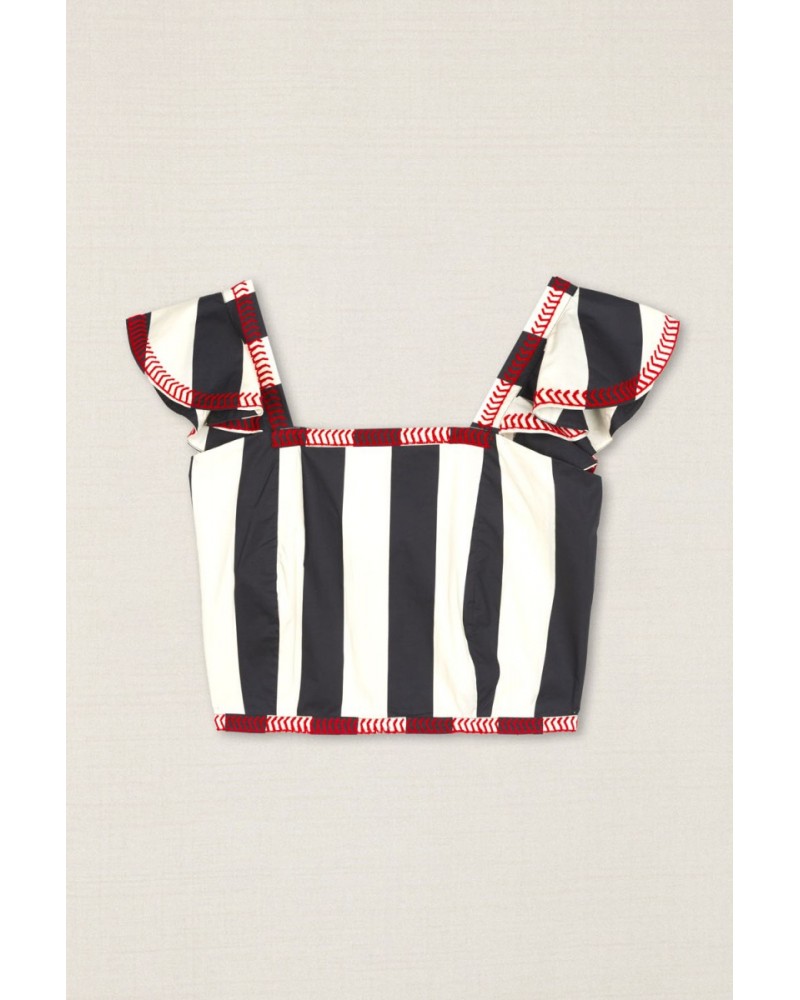 Conjunto top y falda rayas Latido