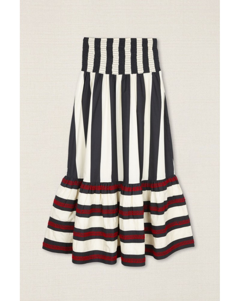 Conjunto top y falda rayas Latido