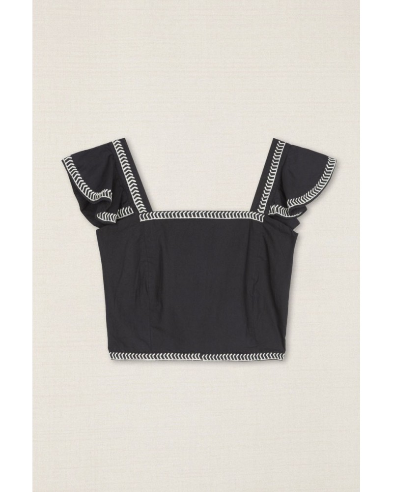 Conjunto negro bordado Latido