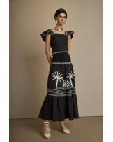 Conjunto negro bordado Latido