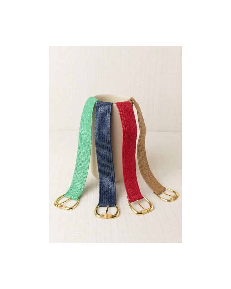 Cinturòn rafia elàstico Latido