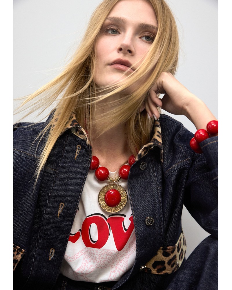 Collar cuentas maxi rojo Lola Casademunt