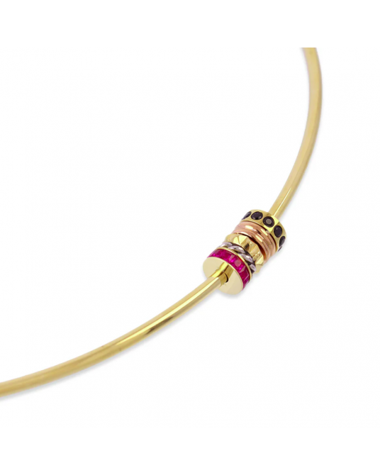 Collar chocker con piedras Anartxy