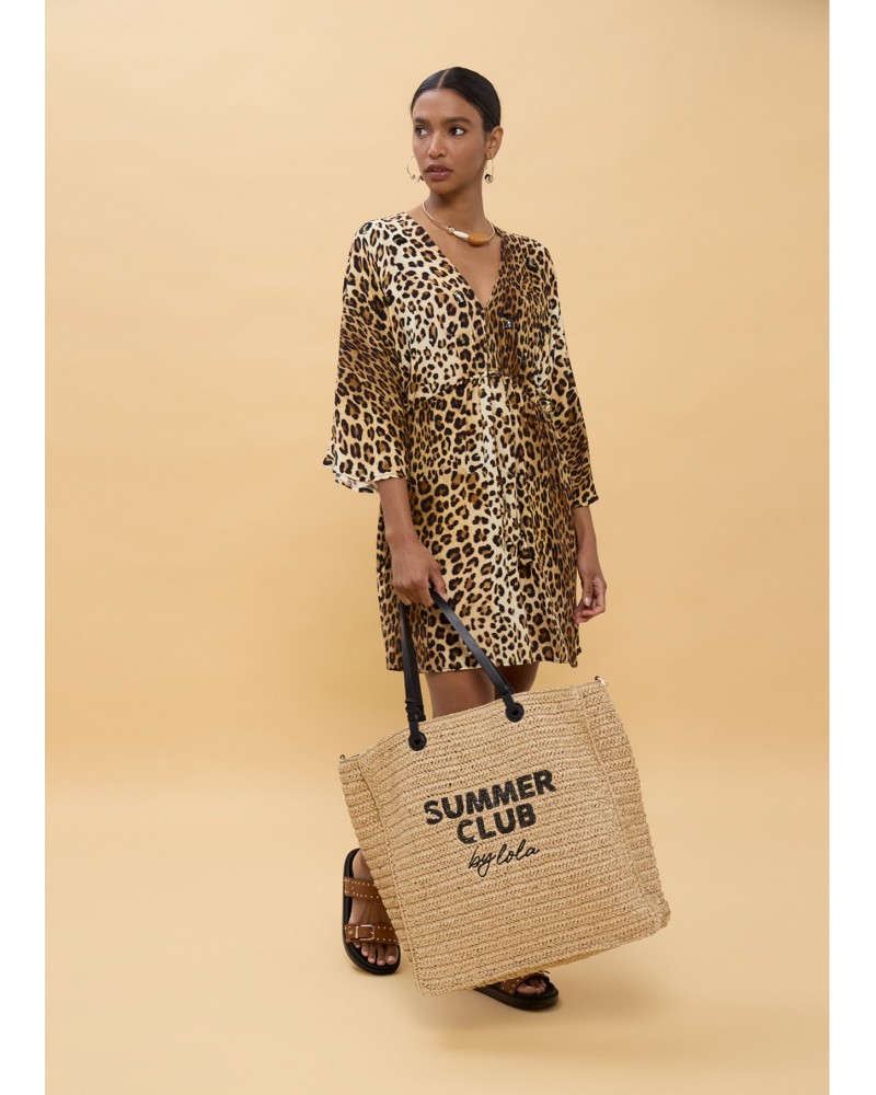 Bolso desestructurado rafia Summer Club Lola Casademunt