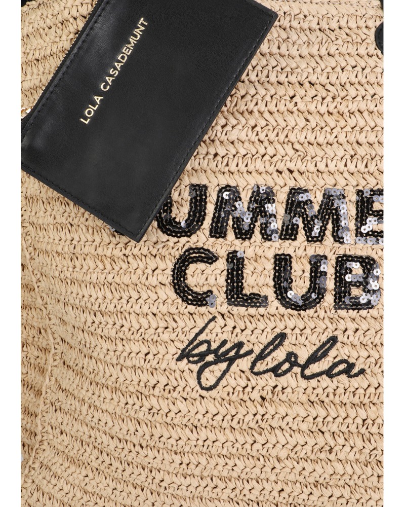 Bolso desestructurado rafia Summer Club Lola Casademunt
