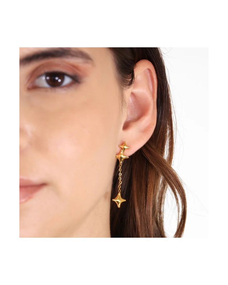 Pendientes acero largos Anartxy