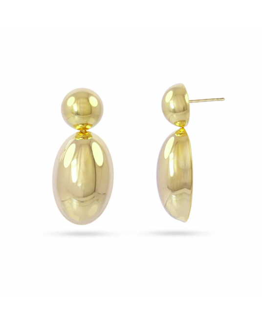 Pendientes acero dos piezas Anartxy