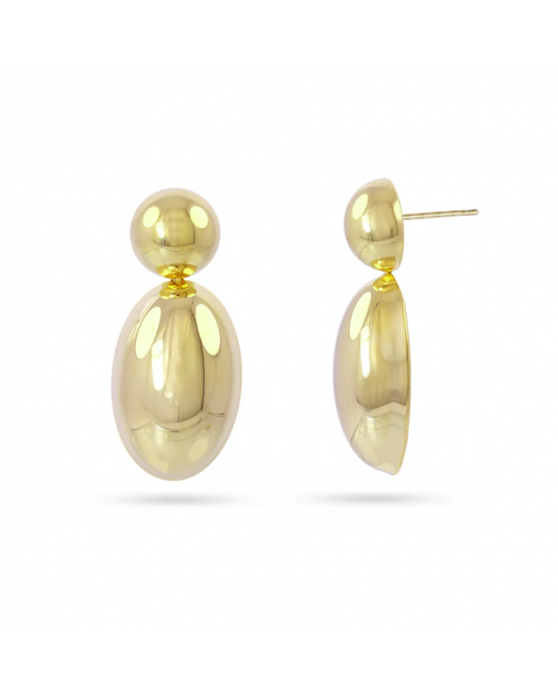 Pendientes acero dos piezas Anartxy