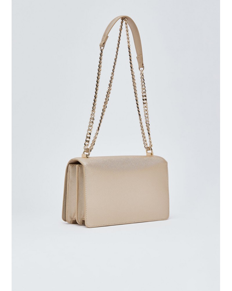 Bolso bandolera dorada de Liujo