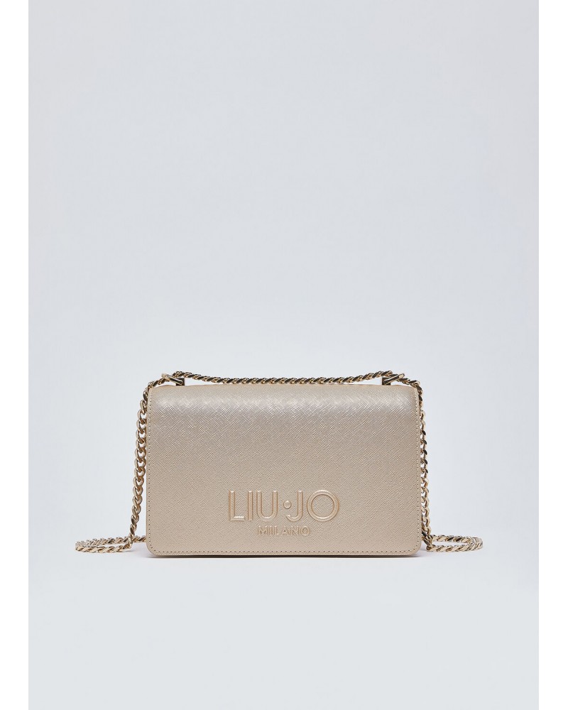 Bolso bandolera dorada de Liujo