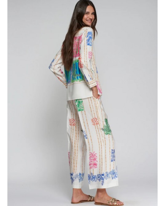 Pantalòn recto bambù Vilagallo