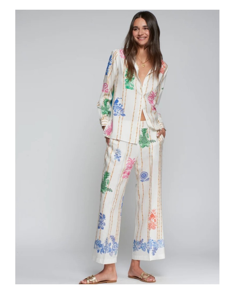 Pantalòn recto bambù Vilagallo