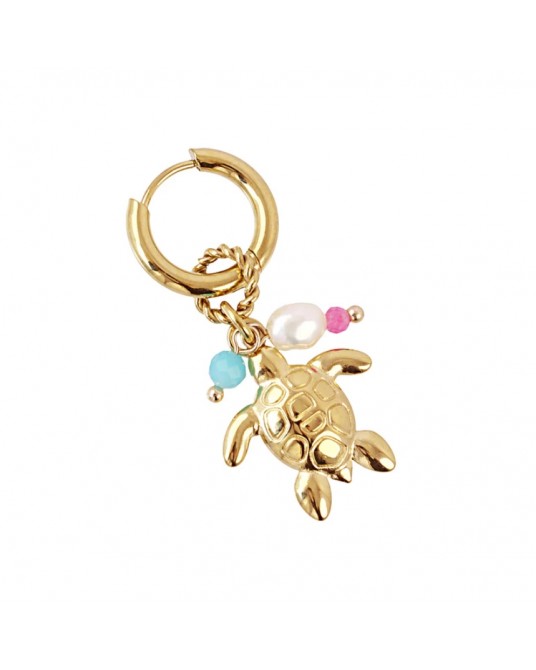 Pendientes tortuga acero Anartxy