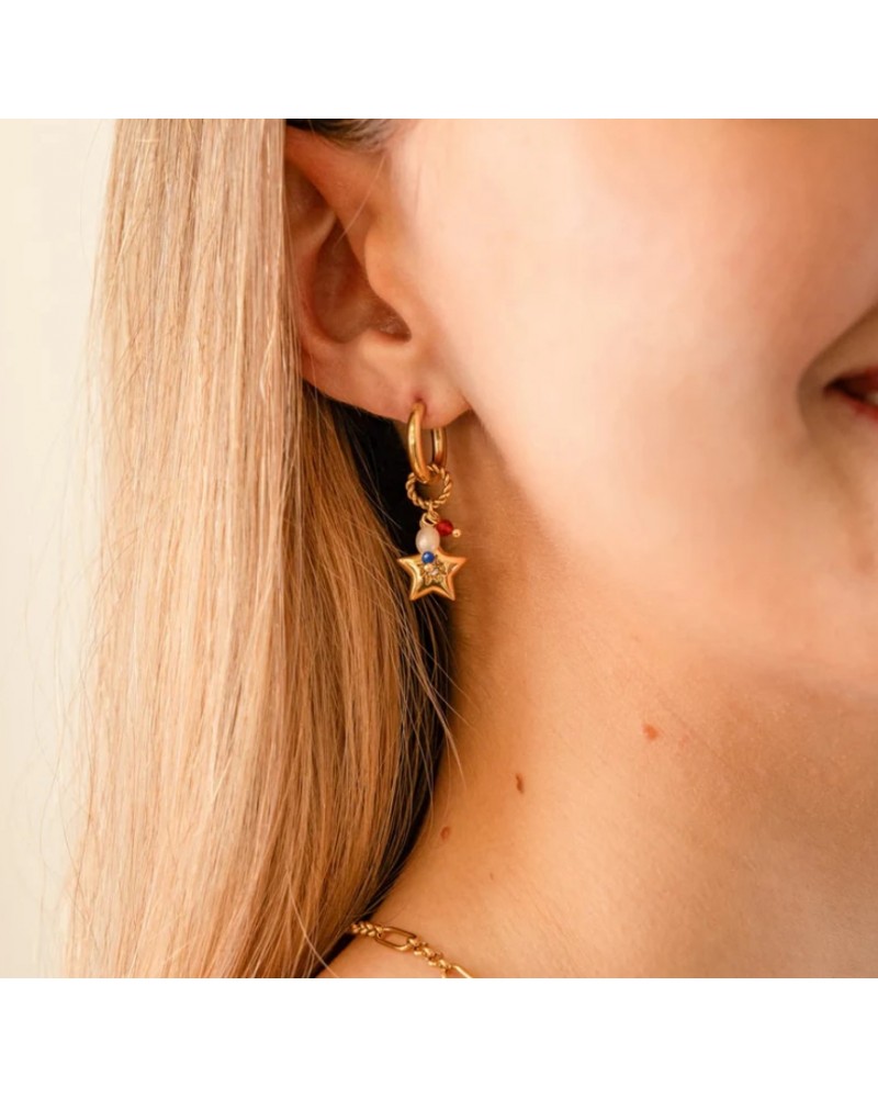 Pendientes tortuga acero Anartxy