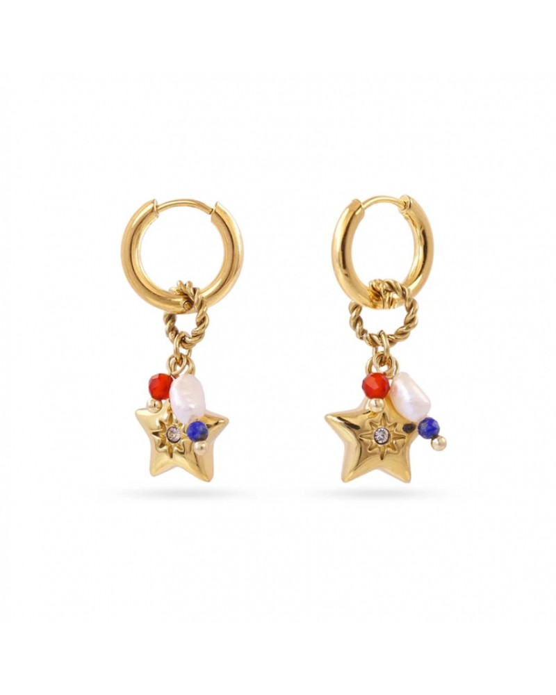 Pendientes tortuga acero Anartxy