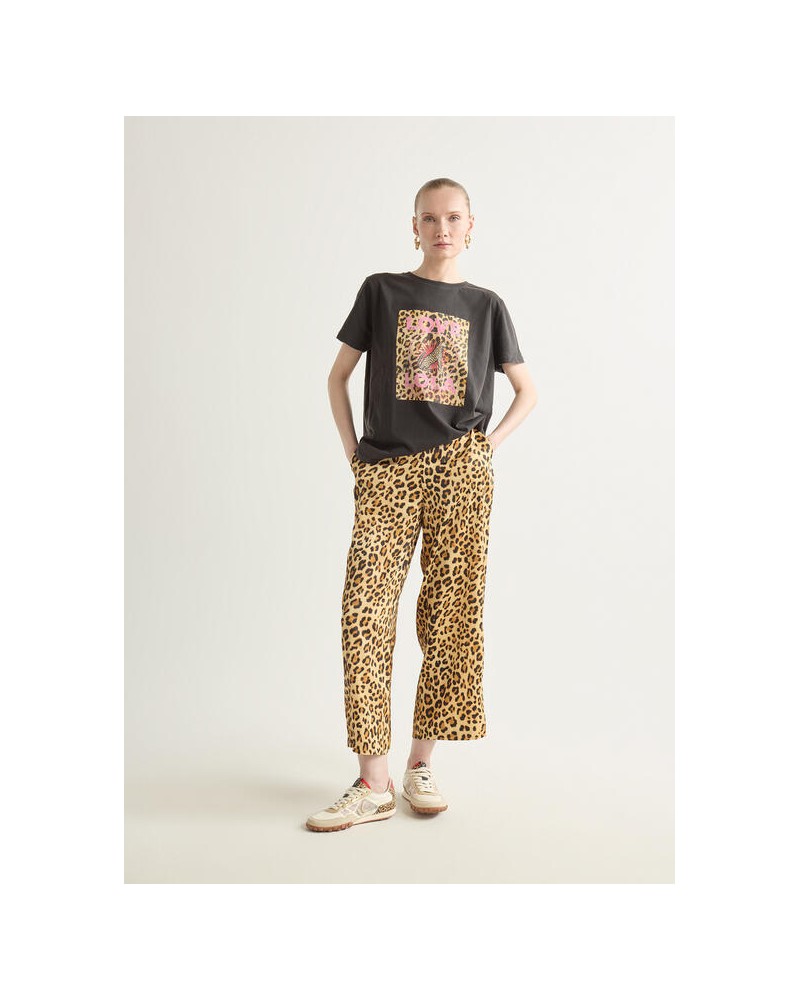 Camiseta estampado animal print Lola Casademunt