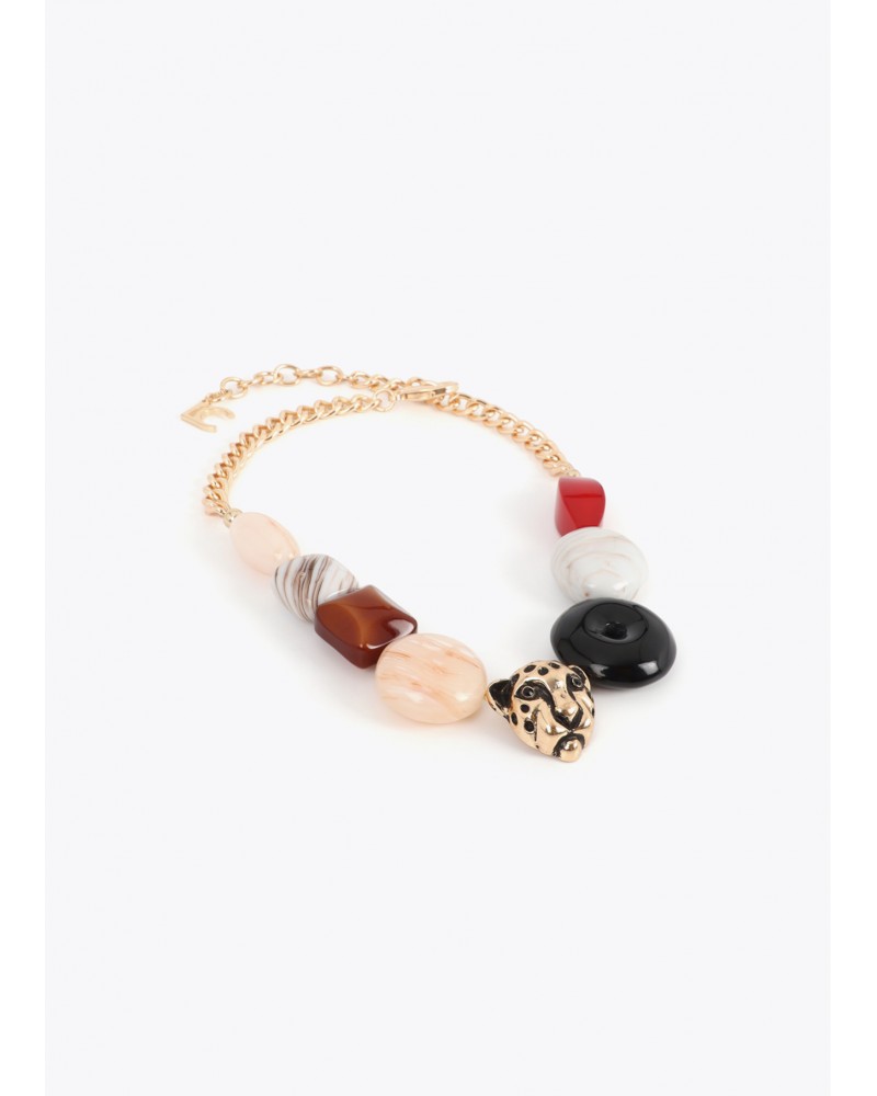 Collar corto detalles leopardo Lola Casademunt