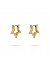Pendientes estrella acero pequeñas Anartxy
