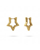 Pendientes estrella acero medianos Anartxy