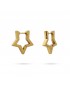 Pendientes estrella acero medianos Anartxy