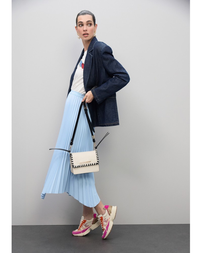 Bandolera con detalle trenzado a contraste Lola Casademunt