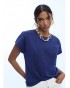 Camiseta azul marino Lola Casademunt