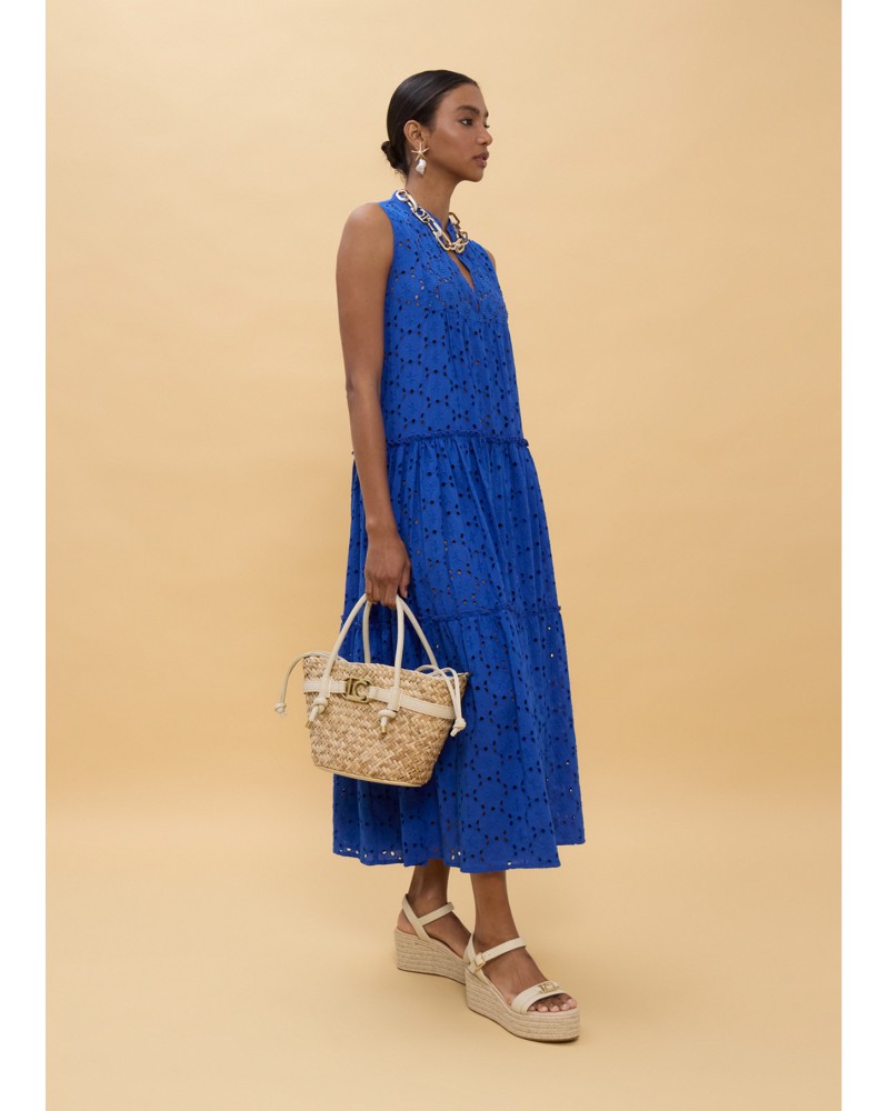 Vestido largo bordado suizo Lola Casademunt