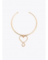 Choker corazón infinito martillado Lola Casademunt