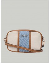 Bandolera pequeña con logotipo Liujo