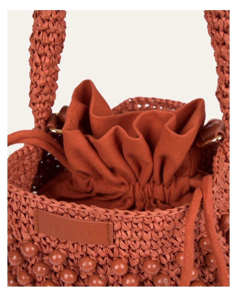Bolso rafia con bandolera Surkana