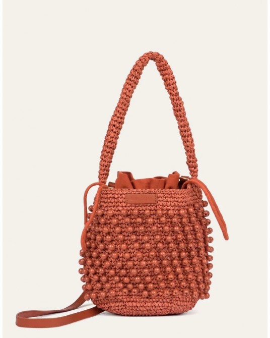 Bolso rafia con bandolera Surkana