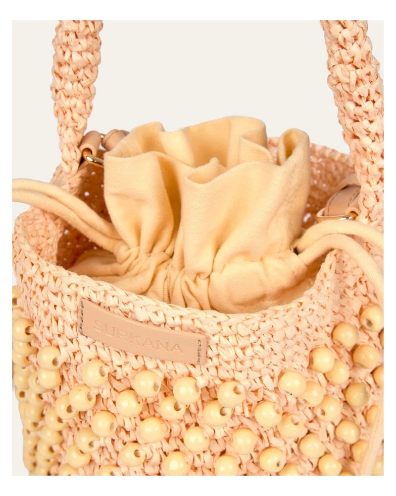 Bolso rafia con bandolera Surkana