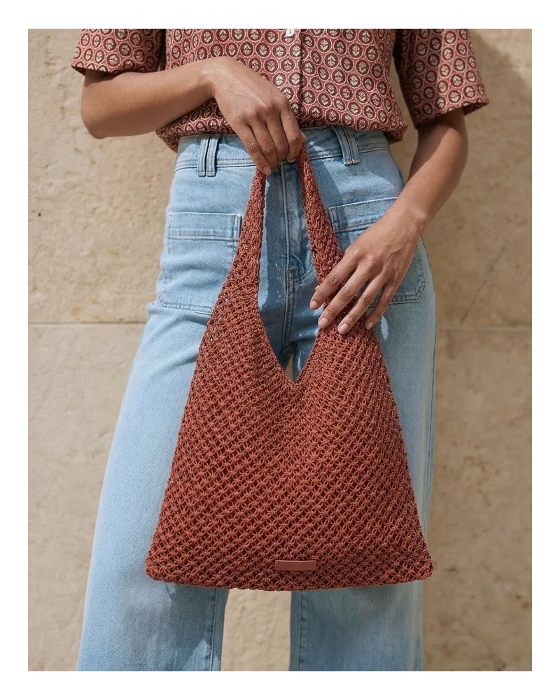 Bolso hombro rafia Surkana