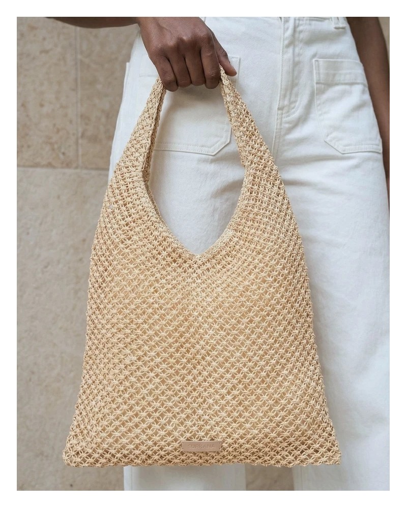 Bolso hombro rafia Surkana