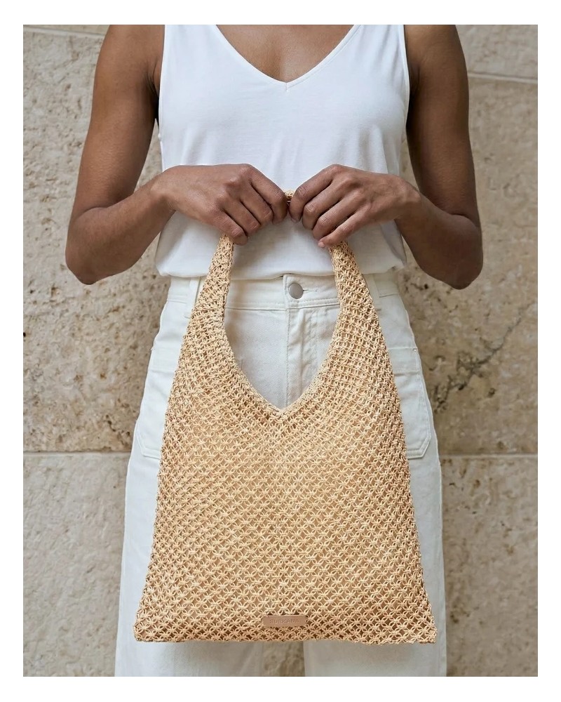 Bolso hombro rafia Surkana