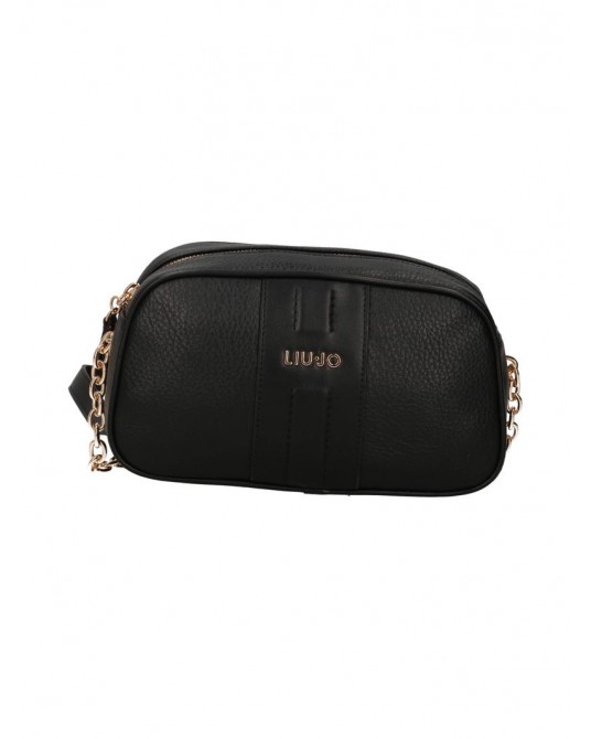 Bandolera pequeña negra Liujo
