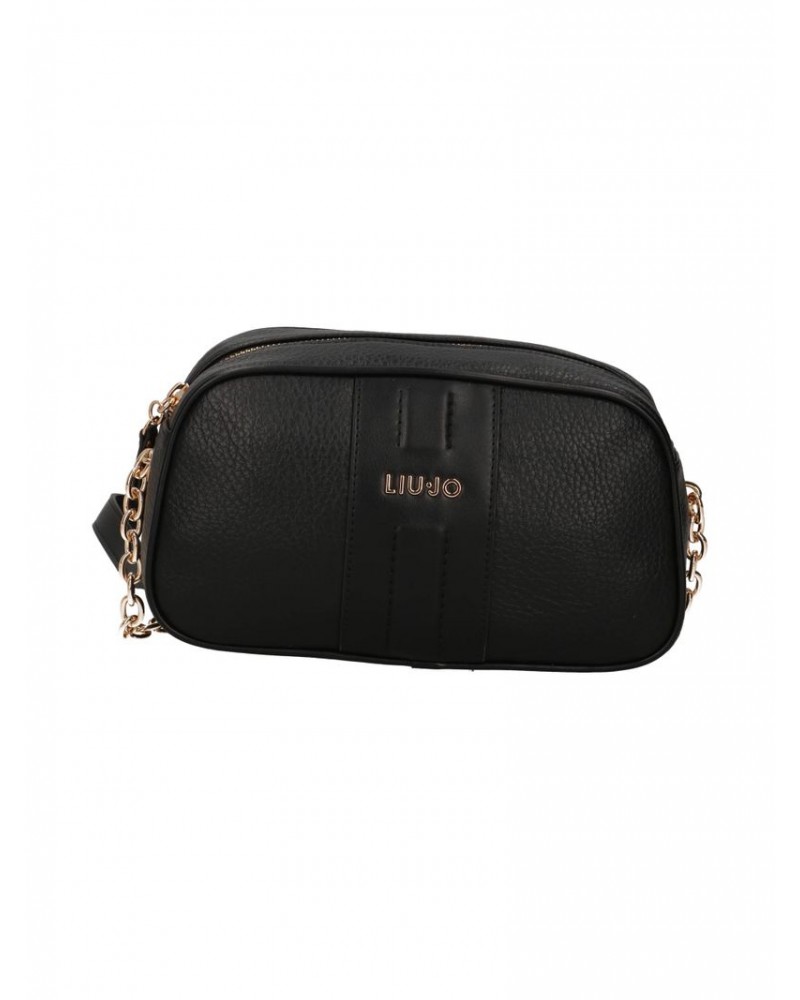 Bandolera pequeña negra Liujo