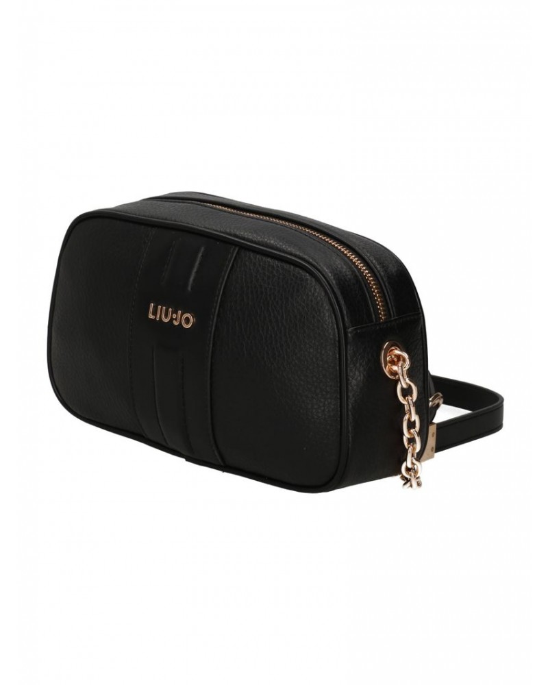 Bandolera pequeña negra Liujo