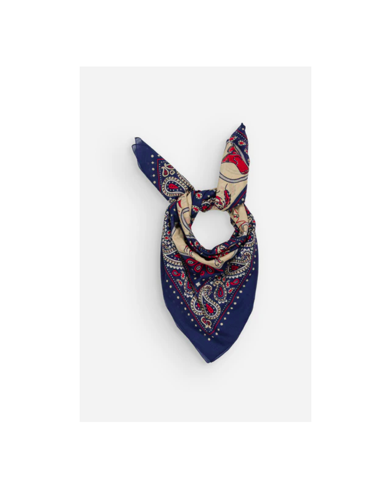 Pañuelo pareo Navy Rodeo Maison Lecomte Flament