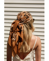 Pañuelo Bandana Camel Maison Lecomte Flament