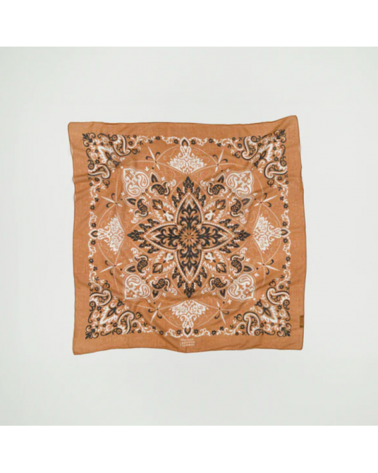 Pañuelo Bandana Camel Maison Lecomte Flament