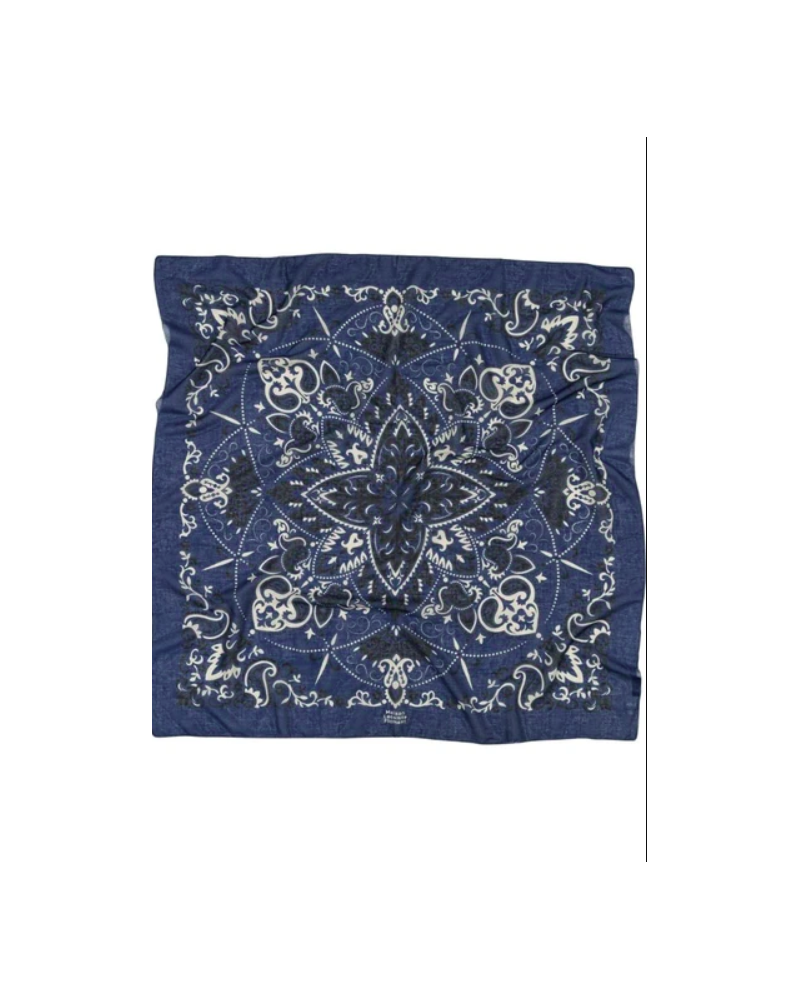 Pañuelo Bandana Navy Maison Lecomte Flament