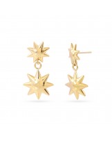 Pendientes estrella acero Anartxy