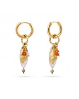 Pendientes pez nacar acero Anartxy