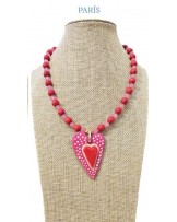 Collar corto corazòn Parìs Ssolo